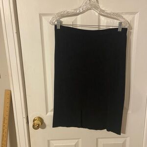 Sag Harbor Classic Black Pencil Skirt